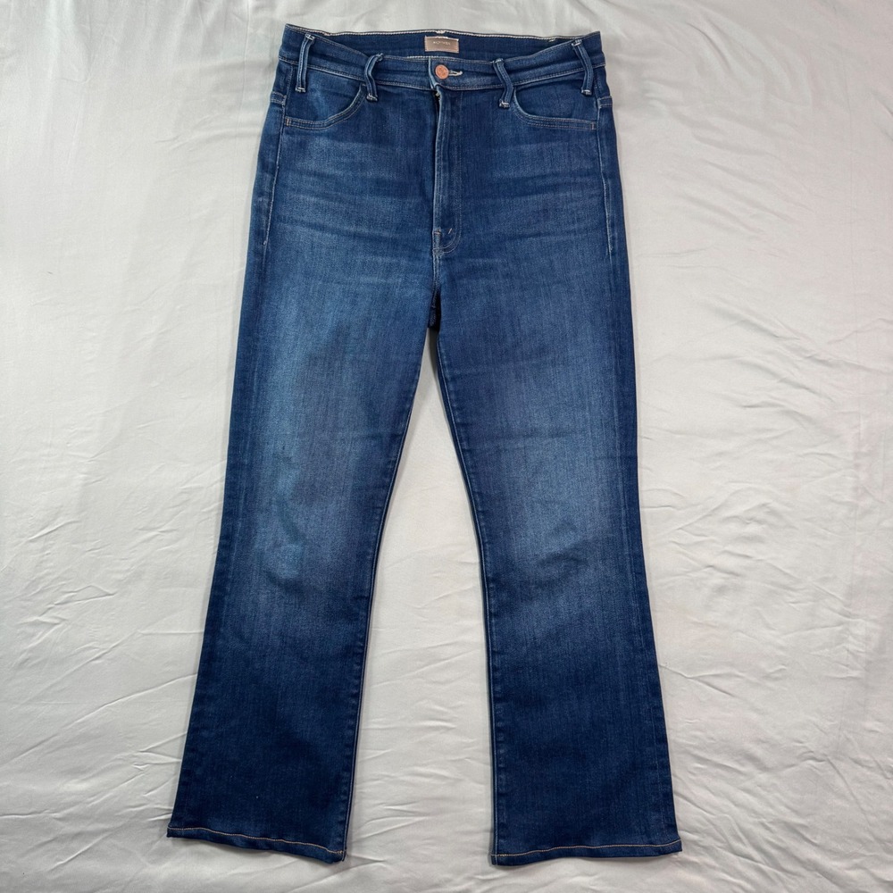 MOTHER Women's Dark Blue Flare Jeans